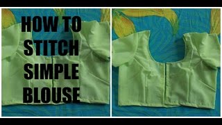 HOW TO STITCH SIMPLE BLOUSE PART 2 [upl. by Barcot]