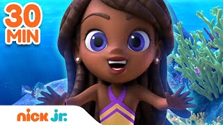 Mermaid Lorelais Color Games 🦀 30 Minute Compilation 🐠 Santiago of the Seas  Nick Jr [upl. by Iramat]