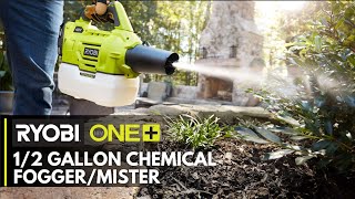 RYOBI 18V ONE 12 Gallon Chemical FoggerMister [upl. by Zales699]