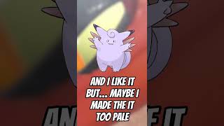 CLEFABLE’S NEW SHINY FORMpokemon pokemonscarlet newpokemon shinypokemon shorts art clefable [upl. by Ssyla]