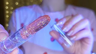 ASMR ✨️ 2 Minute spring makeup with sparkle lipstick ️💗 [upl. by Nitsirk311]