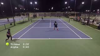 Combined 90 div  Nissan Titans vs Alpha Mavericks 09262024  Guam tennis [upl. by Radie]