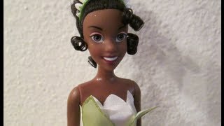 Disney Store 12 Swirl Dress Tiana Doll Review [upl. by Zurn304]