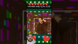 Govinda with son dance husna Hai suhana ❤️govinda 90s dance shorts reaction actor 4k song [upl. by Demetri]