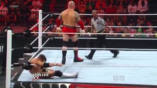 Lord Tensai ATrain Debut vs Alex Riley  WWE Raw 4212 [upl. by Flori474]