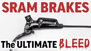 SRAM Guide Ultimate bleeding edge brake bleed step by step service guide for beginners [upl. by Assirk768]