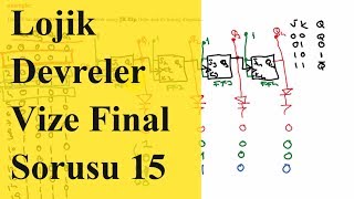 Sayısal Tasarım Vize ve Final Soruları 15  Lojik Devreler Ders Notları [upl. by Gildus]