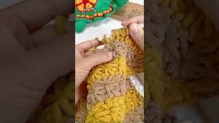 Crocheted blanket Crochet tutorial 뜨개질 담요 뜨개질 튜토리얼 crochet 뜨개질 かぎ針編み [upl. by Raynard]