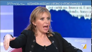 Alessandra Mussolini Nonno tornò a pezzi in una cassetta Vittorio Emanuele III in una baraquot [upl. by Fredenburg137]