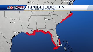 2024 hurricane season brings new risks Longrange forecast reveals crucial hot spots for Florida [upl. by Latton]