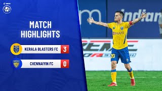 Highlights  Kerala Blasters FC 30 Chennaiyin FC  Match 102  Hero ISL 202122 [upl. by Brinna]