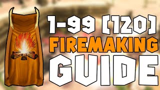 RuneScape 3  199 120 Firemaking Guide 2023 [upl. by Krischer]