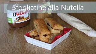 Sfogliatine alla Nutella [upl. by Kcirtapnhoj458]