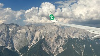 Transavia flight HV 6605 AmsterdamInnsbruck 14 augustus 2024 [upl. by Eatton862]