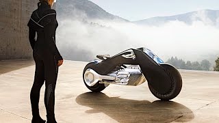 BMW Self Balancing Motorbike Demonstration LIVE Driving BMW Vision 100 BMW Autonomous Bike CARJAM [upl. by Cornell]