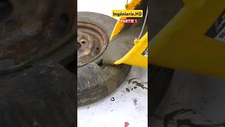 ingénierie earth shortvideo short garage caoutchouc welding work workhard technical pneus [upl. by Tiras]