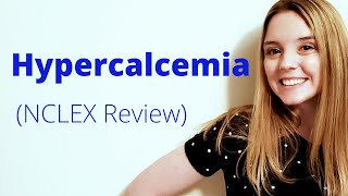 HYPERCALCEMIA  NCLEX REVIEW [upl. by Ahsiekin]