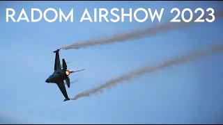 3 Hours of Beautiful Aircrafts  F16s FA18C Eurofighter And Much More  Radom Air Show 2023 [upl. by Mattox577]