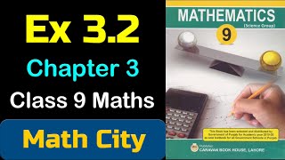 Exercise 32 class 9 maths  math city [upl. by Ybocaj]