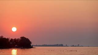 Lake Ontario Sunset  September 13 2024  Telephoto [upl. by Tnert]