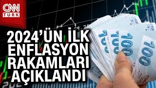 SON DAKİKA 🚨  2024 Yılının İlk Enflasyon Rakamları Açıklandı Haber [upl. by Nuahc]