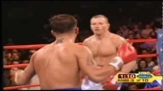 Irish Micky Ward Vs Arturo Thunder Gatti II Round 3 HD [upl. by Aicrag]