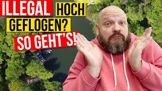 So gehts Fast illegaler Hack für Drohnen Fotos 120 Meter Höhen Limit mit DJI Mini 2 ausgehebelt [upl. by Igig]