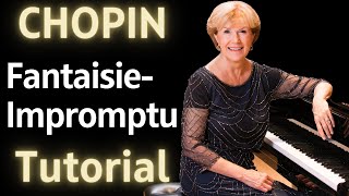 CHOPIN Piano Tutorial  FantaisieImpromptu Op 66 [upl. by Ahsiemal]