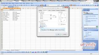 Merge And Unmerge Cells And Insert And Delete A Cell [upl. by Sebastiano]