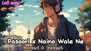 pasoori x naino wale ne slowed reverb  Neeti Mohan Ali Sethi Shae Gill [upl. by Eecram]