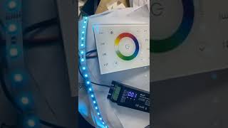 Test UX8 DMX panel and RGBW D4P Decoder compatibility work with 4in1 LED strip lights [upl. by Ab]