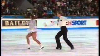 Torvill amp Dean GBR  1994 Europeans Ice Dancing Free Dance US NBC [upl. by Caesar]