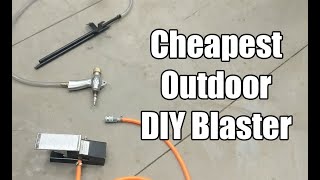 Easiest and Cheapest Outdoor DIY Sandblaster [upl. by Edgardo]