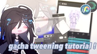 Gacha tweening tutorial✨ Alight Motion  gacha tutorial  ［🌙］ [upl. by Anaehs]