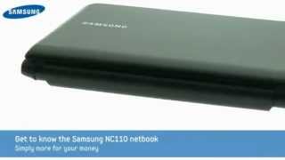 Samsung NC110 Intel Atom N455166 GHz [upl. by Ailey]