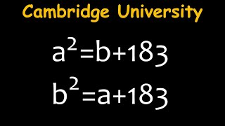 Cambridge University Entrance Exam Tricks  Find ab [upl. by Elleron]