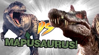 Mapusaurus VS Spinosaurus Who Would Win [upl. by Ellenhoj]