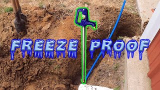 How Does a Frost Free Yard Hydrant Work Watch This Install [upl. by Odysseus]