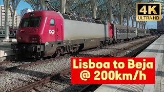 1st Class Intercity Train Adventure LISBON to BEJA  A trip report 4K [upl. by Klecka]