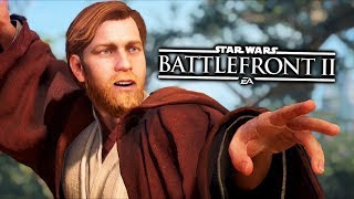 Star Wars Battlefront 2  Funny Moments 27 ObiWan Kenobi [upl. by Yeung724]