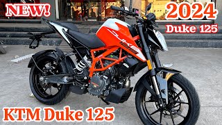 New 2024 Model Ktm Duke 125 Review  Ktm Duke 125 New Model 2024  ktm duke 125 vs mt 15 [upl. by Aehtna763]