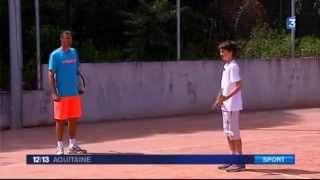 Jeunes espoirs du tennis au club du Bouscat en Gironde [upl. by Finn]