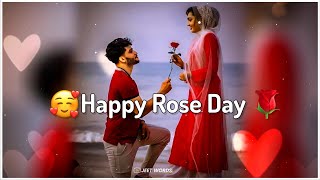 Rose Day Status 🌹 Happy Rose Day Status 2024🌹Rose Day Whatsapp Status 2024🌹 [upl. by Arec]