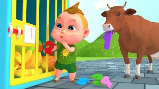 Animal Dance Song  Farm Animals Cartoon for Kids  Super Sumo Nursery Rhymes amp Kid Song [upl. by Yaras]