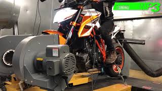 KTM 1290 Super Duke Dynojet PCV Custom Mapping P3 tuning [upl. by Arlee]