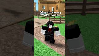 When youre playing MM2 but then you see this 💀 Roblox Murder Mystery 2 [upl. by Mace542]