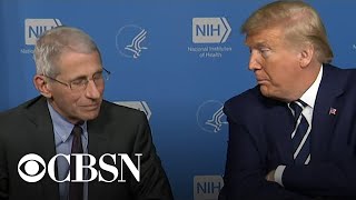 Trump and Dr Anthony Fauci speak at NIH on coronavirus [upl. by Osborne786]