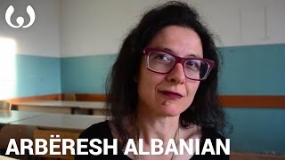 WIKITONGUES Giuseppina speaking Arbëresh Albanian [upl. by Elvie993]