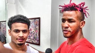 Rolando Romero amp Rances Barthelemy have fun interviewing each other Romero talks Ryan Garcia [upl. by Jodee]