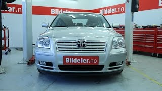 Toyota Avensis Hvordan bytte hjullager foran  2003 til 2008 mod T25 [upl. by Rez]